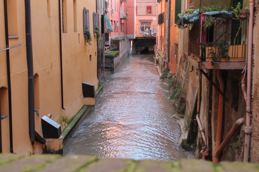 One of Bologna's "hidden" canals.