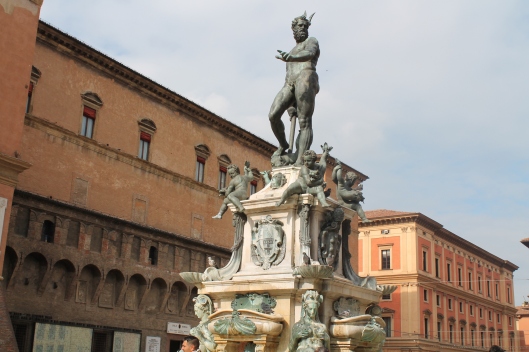 Sculpture of Neptune in Piazza Maggiore