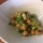 Chickpea salad with leeks and celery